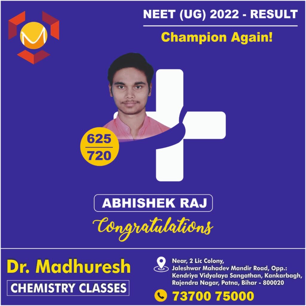 Dr Madhuresh Chemistry Classes