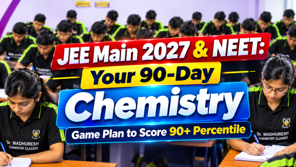 JEE Main 2027 & NEET: Your 90-Day Chemistry Game Plan to Score 90+ Percentile